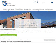 Tablet Screenshot of heusweiler.de